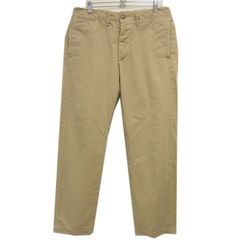 ☆RRL ダブルアールエル RALPH LAUREN チノパン ベージュ ボタンフライ RN41381 ロングパンツ