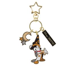 ソーサラーミッキー キーホルダー Romero Britto キーチェイン 14cm | ロメロ・ブリット デザイン アート 正規輸入品