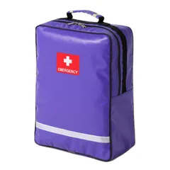 新品 防災グッズ 防災リュック 防炎・防水・防汚素材 パープル