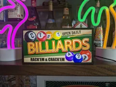 Amazon.com : Billiards Neon Sign for Wall Decor Pool Room