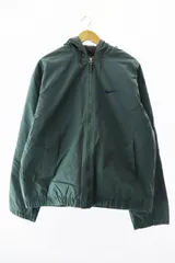 ナイキ NIKE 90’s～00’s ナイロン フーディー ジャケット M 緑 グリーン ブランド古着ベクトル 中古 ● 250202