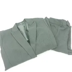 ◇ Θ COMME CA ISM コムサイズム 背抜き フォーマル オフィス S パンツスーツ サイズS ブラック レディース E  【1501160045515】