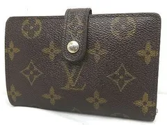 s23g-687x【中古】LOUIS VUITTON　ﾙｲｳﾞｨﾄﾝ　ﾎﾟﾙﾄ　ﾓﾈ　ﾋﾞｴ　ｳﾞｨｴﾉﾜ　ﾓﾉｸﾞﾗﾑ　M61663　二つ折り財布