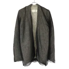 Maison Martin Margiela メゾン マルタン マルジェラ 1993AW Tulle Alpaca Cardigan チュールデザインアルパカカーディガン  グレー Sのサムネイル