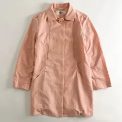 8c7 24 ISSEY MIYAKE イッセイミヤケ スプリングコート 1 ピンク ステンカラーコート 日本製 RT01FA020 ライトアウターのサムネイル