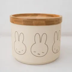 ミッフィー miffy バンブーフタ付きキャニスター(ならびミッフィー) キッチン