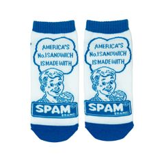 23-25cm スパム ソックス オールド ボーイ 靴下  アンクル レディース メンズ ご当地 沖縄 限定 カジュアル tシャツ コーデ