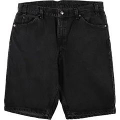古着 90年代 リーバイス Levi's 36550-4159 オレンジタブ ブラックデニムショーツ ハーフパンツ USA製 メンズw36相当/eaa578225