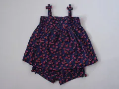 グッチ チルドレンズ gucci childrens アウトレット 子供服 女の子 24M 約 90cm ベビー服 キャミソール チュニック ブラウス ショート パンツ 2点 紺 春 夏 ★4 セットアップ ガールズ キッズ ベビー 【中古】