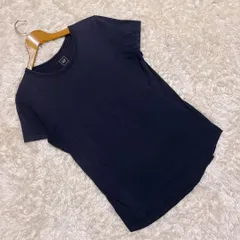 ☆【GAP】ギャップ 無地 T 紺 ネイビー Uネック 20214