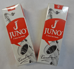 バンドーレン)テナーサックスリード　JUNO（ジュノ）　3番　2箱セット【＊コンパクト梱包で送料無料！】＜これから始める君に！＞