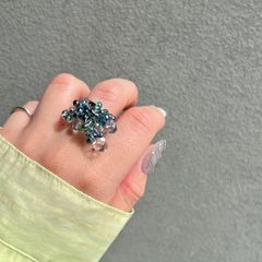 【錆びないｺｰﾃｨﾝｸﾞ】四季が楽しめる紫陽花リング