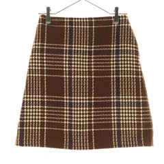 美品 ROPE PICNIC ロペピクニック ミニスカート 38 ブラウン系 レディース 古着