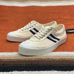 INN-STANT インスタント CANVAS SHOES-NEO #807 NATURAL/INDIGO (WHITE SOLE) 43 希望小売価格￥11,000-（税込）__