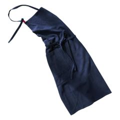 70s80s EUROオイルドコットンワークエプロン ネイビー ユーロ aw13