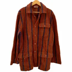 ミッソーニ MISSONI イタリア製 70％モヘア ストライプ柄 ニットジャケット メンズ  72のサムネイル