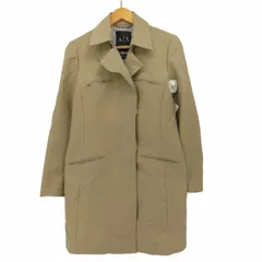 アルマーニエクスチェンジ ARMANI EXCHANGE 裏地ストライプ チェスター ハーフ コート レディース import：S のサムネイル