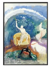 オディロン ルドン、【ヴィーナスの誕生】大判・希少画集画より