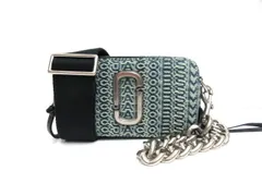 マークジェイコブス MARC JACOBS ザ ウォッシュド モノグラム デニム スナップショット ショルダーバッグ カメラバッグ 2P3HCR001H02 ☆AA☆