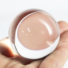  〔D408〕最高級 透明無垢 天然水晶丸玉 スフィア 鑑別書付き