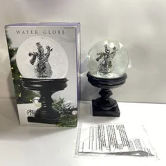 大きなスノードーム 雪だるま クリスマス 置物 ガラス インテリア雑貨　(管理番号：OKU10275/J1-100)