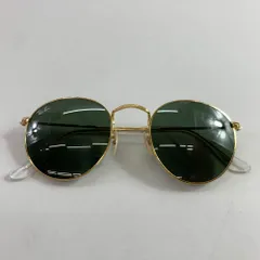 04w4631▽※【中古】レイバン サングラス ラウンドメタル Ray-Ban RB3447 001 50サイズ ROUND METAL  001 50□21 3N【八王子店】