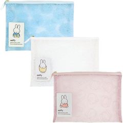 【1個】ミッフィー Miffy フラワーシリーズ フラットポーチ EB425A EB425B EB425C クツワ 2025年4月 女の子 かわいい おしゃれ 文房具 小物入れ
