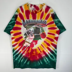 古着 90's/90年代 アンビル Anvil 半袖Tシャツ グレイトフル・デッド リトアニア バルセロナオリンピック USA製 シングルステッチ L マルチカラー タイダイ メンズ