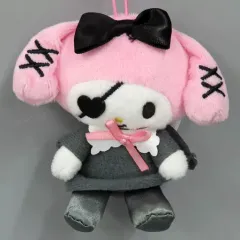 【中古】キーホルダー マイメロディ(B) ハートの眼帯マスコット 「マイメロディ・クロミ」