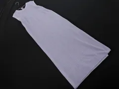 MACPHEE マカフィー トゥモローランド ノースリーブ ワッフルニット ワンピース sizeS/水色 ■◆ レディースのサムネイル