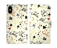 [iPhone11 Pro Max] iPhone15 ケース スカラー スマホケース 手帳型 iPhone16 ケース iPhone 16 15 14 13 SE 第3世代 第2世代 スマホカバー 全機種対応 手帳 ScoLar ネコ ネズミ トランプ スペ