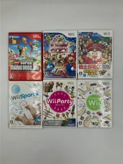 Wii　 ソフト　まとめ　6点　ニュー・スーパーマリオブラザーズ　他