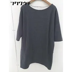 ◇ GALERIE VIE ギャルリー ヴィー 七分袖 ミニ ワンピース サイズ1 チャコールグレー レディース  【中古】 【1110140010865】のサムネイル