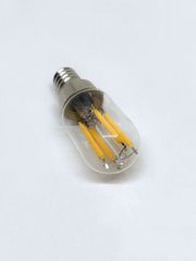 改良品 無極性 12V/24V兼用 デコトラ屋 正規品 高品質 シャンデリア用 口金 E12 LED 電球 フィラメントタイプ 2700K 電球色 レトロ デコトラ サロンバス 1個SET トラック 三菱ふそう 日野 いすゞ UD