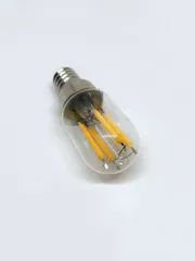 改良品 無極性 12V/24V兼用 デコトラ屋 正規品 高品質 シャンデリア用 口金 E12 LED 電球 フィラメントタイプ 2700K 電球色 レトロ デコトラ サロンバス 1個SET トラック 三菱ふそう 日野 いすゞ UDのサムネイル