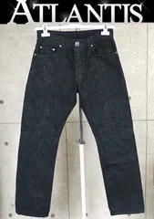 33@断捨離中専用Chrome Heartsフレアニーデニムパンツ　ブラック36 CHROME HEARTS 銀座店 クロムハーツ フレアニー ブラック デニム