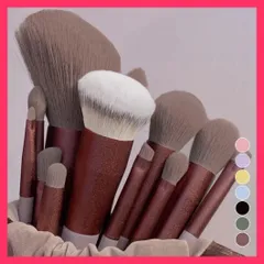 ★スタッフおすすめ★ メイクブラシ13本セット 収納ポーチ付き 化粧 ブラシセット/プレゼント 贈り物/メイクアップブラシ 化粧ブラシセット 超柔らかい 初心者向 おすすめ おしゃれ　人気 上品 86SHESHENG-001