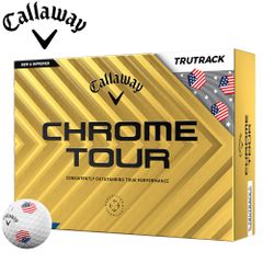 【数量限定】キャロウェイ CHROME TOUR USA TRUTRACKボール 1ダース ホワイト Callaway