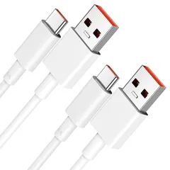 120W USB Type-C ケーブル 6A 対応Xiaomi 充電ケーブル 2M2本 急速充電ターボチャージ 対応Xiaomi 15 14 13 Ultra 13T 12T Pro/POCO X7 X6 Pro/Redmi Note 14 13 Pro 0