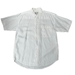 80s GOOUCH 100%Linen shirt