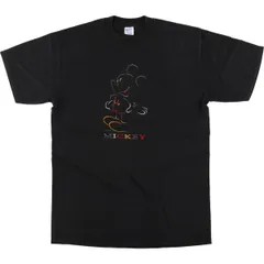 古着 90年代 ベルバシーン MICKEY MOUSE ミッキーマウス キャラクタープリントTシャツ USA製 メンズL相当 ヴィンテージ/eaa559815