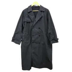 nest Robe ネストローブ トレンチコート レディース コットン ロング丈 ヴィンテージ加工 裏地あり ネイビー フリーサイズ 01191-1086 中古 T1のサムネイル