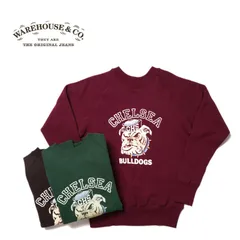 warehouse bodies ラグランスウェットブルドッグ赤42ヴィンテージ warehouse bodies ラグランスウェットブルドッグ赤42