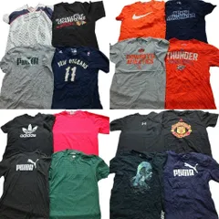 古着卸 まとめ売り スポーツブランドMIX 半袖Tシャツ 16枚セット (メンズ M ) アディダス   ナイキ 中古 古着 NB5729
