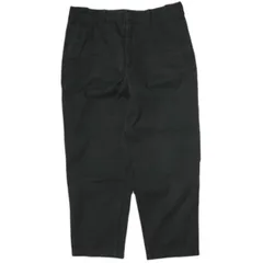 UNIQLO U ユニクロユー ワイドフィットテーパードアンクルチノ 321-412359 82cm BLACK Christophe Lemaire クリストフルメール パンツ ボトムス g22706