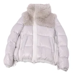 美品 サカイ Sacai ジャケット ダウンジャケット フェイクファー ナイロン 18-04041 アウター レディース 1(S相当) ライトグレーのサムネイル