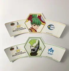 【まとめ売り】 Tiger & Bunny タイガー&バニー タイバニ なんばパークス カップスリーブ ビアガーデン ドリンク購入特典 2点セット