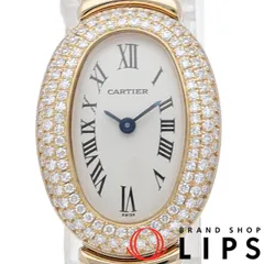 Cartier カルティエ レディース腕時計 ベニュワール 1920 W1506056 アフター3重ダイヤベゼル アイボリー文字盤 クォーツ