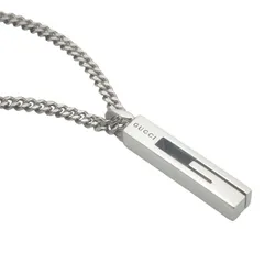 グッチ GUCCI カットアウトG ネックレス シルバー925 美品
