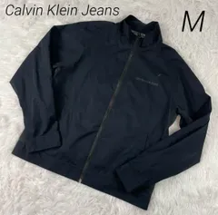 Calvin Klein Jeans カルバンクライン　ナイロンジャケット　Mジップアップ　薄手